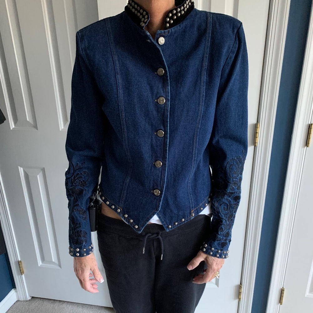 Gordon James designer denim jacket - Medium